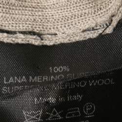Gucci Beige Merino Wool Turtleneck Pullover M