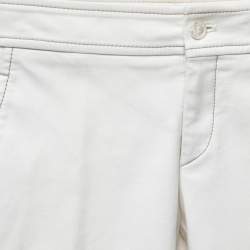 مملوكة مسبقًا Gucci Off White Cotton Trousers S