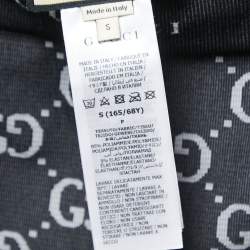 Gucci Black GG  Jacquard Jersey Leggings S