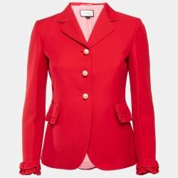 Gucci red blazer best sale