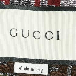 Gucci Multicolor G Patterned Jacquard Midi Skirt S