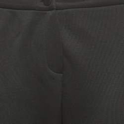 Gucci Black Jersey Web Trim Detail Stirrup Skinny Trousers XL