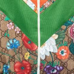 Gucci Multicolor Logo Print Knit Sweatshirt Joggers Set XS