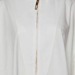 Gucci White Cotton Maxi Dress M