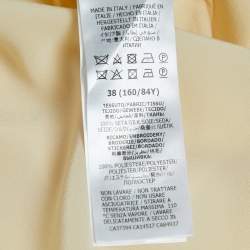 Gucci Cream Silk Button-Up Shirt XS