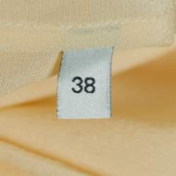 Gucci Cream Silk Button-Up Shirt XS