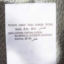 Gucci Yellow & Black Animal Logo Printed Cotton Knit Sweatshirt S