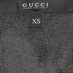 Gucci Black Knit Ring-Front Detail Top XS