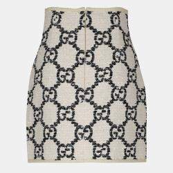 Gucci  Women's Cotton Mini Skirt - Black - S