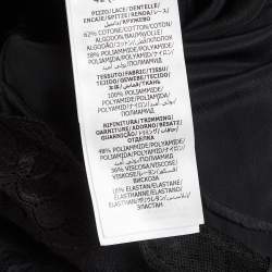 Gucci Black Lace Strappy Midi Dress M