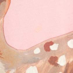 Pre Owned Gucci Pink Logo Deer Print Cotton Half Sleeve T-Shirt S