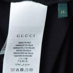 Gucci X Dan Dapper Black Logo Print Cotton Tank Top XS