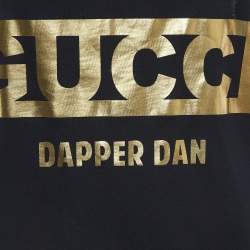 Gucci X Dan Dapper Black Logo Print Cotton Tank Top XS