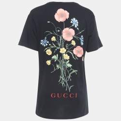 Gucci Black Chateau Marmont Print Cotton T-Shirt S