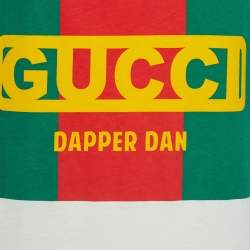 Gucci X Dan Dapper Off White Logo Printed Cotton Tank Top XS