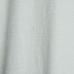 Pre Owned Gucci Off White Graphic Print Cotton T-Shirt S
