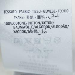 Pre Owned Gucci White Graphic Print Cotton T-Shirt S