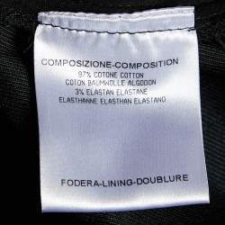 Gucci Black Cotton Flared Trousers S