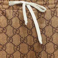 Gucci Brown GG Monogram Technical Jersey Track Pants M