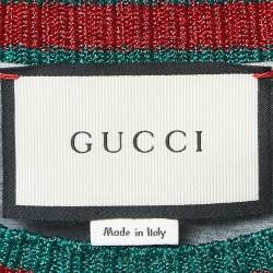 Gucci Multicolor Night Garden Printed Neoprene Sweater L