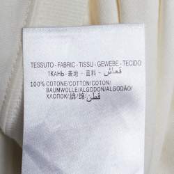 Gucci Cream Tiger Print Cotton Oversized Crew Neck T-Shirt M