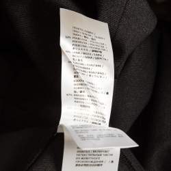 Gucci Grey Wool Blend Buttoned Formal Trousers M