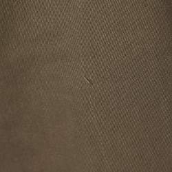 Gucci Green Cotton Zipper Detail Jeans S Waist 28''