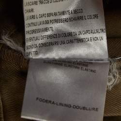 Gucci Green Cotton Zipper Detail Jeans S Waist 28''