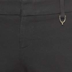 Gucci Black Cotton Blend Slim Fit Formal Trousers S