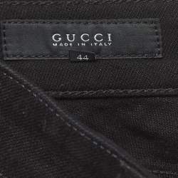 Gucci Black Denim Slim Fit Jeans M Waist 31''