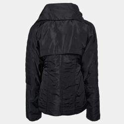 Pre Owned Gucci Black Nylon Hooded Puffer Jacket M