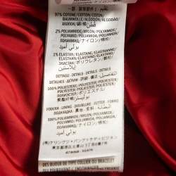 Pre Owned Gucci Black Hollywood Embroidered Leather Bomber Jacket M