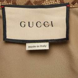 Gucci Brown Maxi GG Canvas Oversized Shirt S
