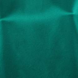 Gucci Dark Green Stretch Silk Half Sleeve T-Shirt M