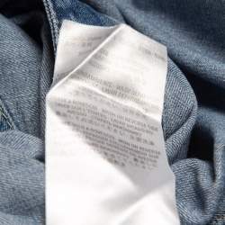 Gucci Blue Washed Denim Long Sleeve Shirt S