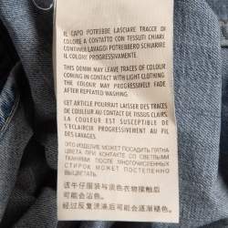 Gucci Blue Washed Denim Long Sleeve Shirt S