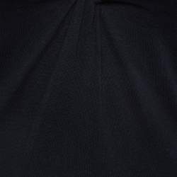 مملوكة مسبقًا Gucci Black Cotton Twisted Detail Tank Top S