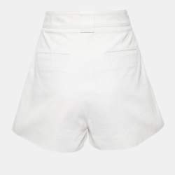 Gucci Ecru Cotton & Silk Shorts M