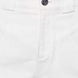 Gucci Ecru Cotton & Silk Shorts M
