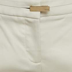 Gucci Light Beige Wool Blend Formal Trouser S