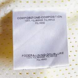Gucci Yellow GG Technical Hooded Zip Up Jacket M