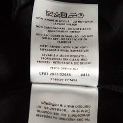 Gucci Black Crepe Flared Trousers S
