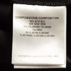 مملوكة مسبقًا بنطلون غوتشي جيرسيه أسود مرصع مقاس متوسط