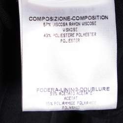 Pre Owned Gucci Black Jersey Pleated Mini Skirt S