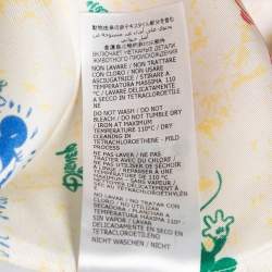 Disney x Gucci Cream Printed Silk Pajama Shirt XS