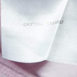 Pre Owned Gucci Pink Frog Logo Print Cotton Crew Neck T-Shirt S