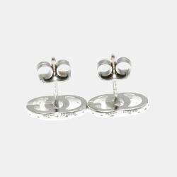 Gucci 18K White Gold and Diamond Icon Stud Earrings