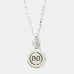 Gucci Icon 18K White Gold and Diamond Pendant Necklace