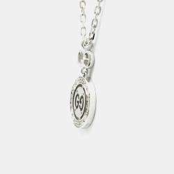 Gucci Icon 18K White Gold and Diamond Pendant Necklace