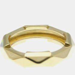 Gucci Studded 18K Yellow Gold Band Ring
